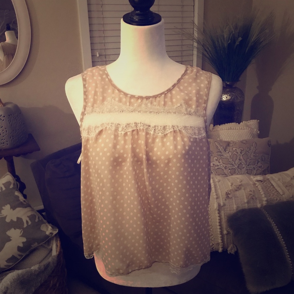 Polka dot cami
